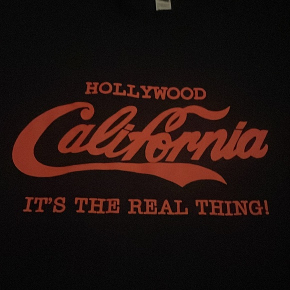 New Coke Cola inspired Hollywood CA Logo Size Medium Unisex T-shirt. - Picture 3 of 5